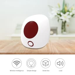 Staniot 433Mhz Wireless Security Protection Indoor Siren GSM Home Security Alarm System Light Flash Strobe High Decibel Alarms