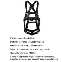 High-altitude Work Harness Five Point Safety Belt Outdoor Rock Climbing Training Electrician Construction Protective Equipment