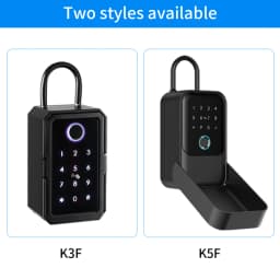 Waterproof Key Safe Box Fingerprint Storage Secret Key Safety Box Support Tuya App TTlock Bluetooth to WiFi Hub Unlock Padlock