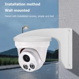 Surveillance Dome Camera Bracket Accessories Thickening Plastic L Type Durable Wall Mount Indoor Outdoor Cable Storage Box