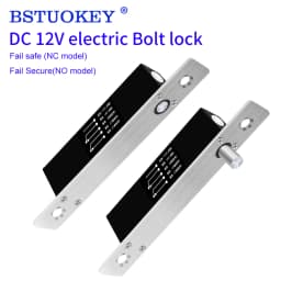 Lock and Unlock Your Door with Ease Mini Electric Bolt Lock with Delay Timer and Feedback Signal for 12V Mortise Door Drop Bolt