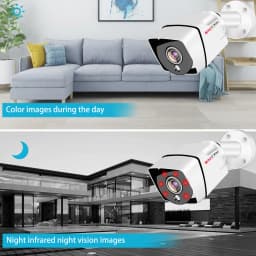 Video Surveillance POE Camera, Security 4K Whit Audio Metal, 48V POE, DC12V, 4MP, 5MP, 8MP, Infrared Night Vision, Waterproof