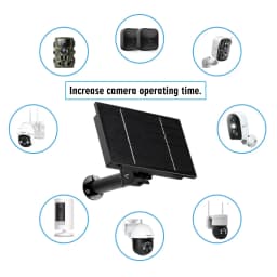 4W Solar Panel Waterproof Micro USB/TypeC Output 5V Solar Cells Charge Install 18650 Battery Outdoor For Leds or Remote Sensors