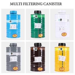 87 Black Full Gas Mask Multipurpose Natural Rubber Mask Painting Spray Pesticide Chemical Prevention Mask Work Safety Respirator