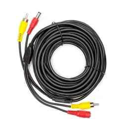 5M/10M/20M RCA Video AV DC Power Cable for TV CCTV Car Truck Rearview Camera Kit