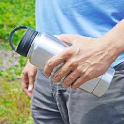 Stainless Steel Drinking Tumbler Bottle Diversion Safe Stash and Hide Small Valuables Money Keys Jewelry Silver 12 Ounce