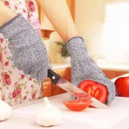 Level 5 Cut Proof Stab Resistant Wire Metal Glove Kitchen Butcher Cuts Gloves for Oyster Shucking Fish Gardening Safety Gloves