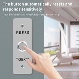 IP65 Waterproof Switch Door Exit Button Release Push Switch Stainless Steel Alloy Exit Button