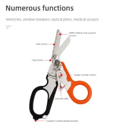 Tactical Multifunction Scissor For Leatherman Raptors First Aid Expert Folding Scissors Outdoor Survival Tool Combination Gadget