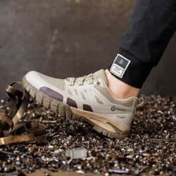 Lightweight plastic steel toe work shoes breathable work shoes women'ssafety shoes weight weight puncture resistant safetyshoes