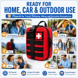 337PCS Portable Emergency Kit Hand Emergency Kit Medical Rescue Kit Car Emergency Outside Travel First Aid Survival Supplies