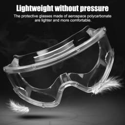 Safety Goggles Over Glasses with Clear Scratch Resistant Lenses Spectacles for Nurses Workers Architect Men and Women
