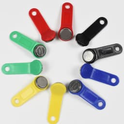100Pcs/Lot TM1990A-F5 TM Card Touch Memory Ibutton Key Handle For Guard Tour System Sauna Lock Card