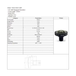 HD 4K 12MP Fisheye Lens 1.85MM 185 Degree M12 1/1.8' F2.0 with 650nm IR Filter For SJCAM Xiaomi Yi Gopro Eken Action Cameras