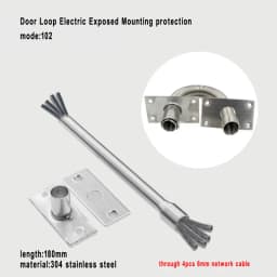 1pcs Door Loop Access Control Intelligent Lock Dedicated Wire Protector Wire Conduit Wire Conduit Wire Conduit