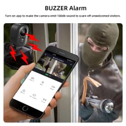5MP Smart Life Solar Wifi IP Camera Outdoor Waterproof Tuya Wireless CCTV IP Camera Battery Powered Security Surveillance Camera
