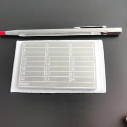 An Aluminum Alloy Cryptocurrency Codebook and a Metal Marker Pen Suitable for Cryptocurrency Bitcoin Password Storage and Can Be
