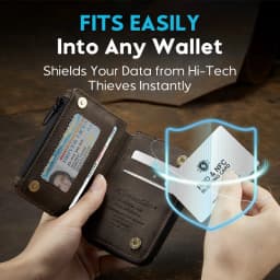 RFID Blocking NFC Signals Shield Secure For Passport Case Purse Portable Credit Card Protector