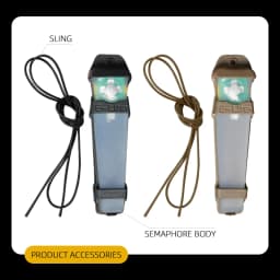 BOOIU Tactical FMA Helmet Seven Colorful Safety Flashing Light Waterproof Outdoor Survival Signal Lights Identification Lamp