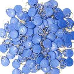 100pcs RFID Tag 125KHz RFID Card Proximity Keyfobs Key Fob Access Control Smart Card 10 Colors TK4100 Keyfob Only Readable