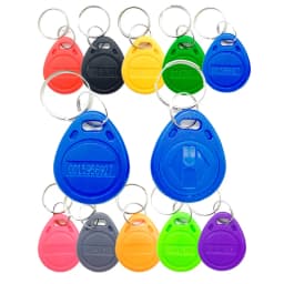 100pcs RFID Tag 125KHz RFID Card Proximity Keyfobs Key Fob Access Control Smart Card 10 Colors TK4100 Keyfob Only Readable