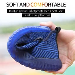 Steel Toe Cap Working Boots Safety Shoes for Man Construction&Indestructible Work Shoes Puncture-Proof Summer Work Shoes
