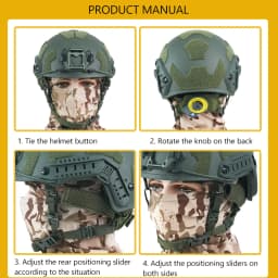 BOOIU Fast Tactical Helmet Wendy Suspension System Fiberglass Outdoor Activity Training Safety Riot And Rapid Protection Helmet