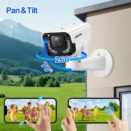ASECAM 4K 8MP IP Camera PTZ 30X Optical Zoom AI Vehicle Detection WDR POE Security CCTV Surveillance IMX415 Hikvision Compatible