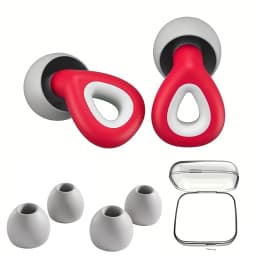HUAK 1 pair of silicone earplugs, ear protection, hearing protection,swim, sleep, work, travel and other scenes, noise reduction