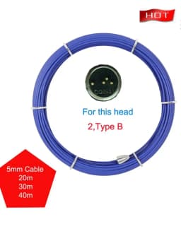 Pipe Inspection Camera Cable Repair Kit Connector Pipe Camera Head Cable Replacement Spare Part