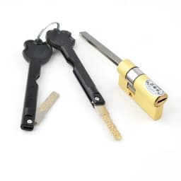 Brass Lock Cylinder for Automatic Smart Door Lock, With Tail, C-Class Core, Anti-Theft Door Emergency Fingerprint Lock Core