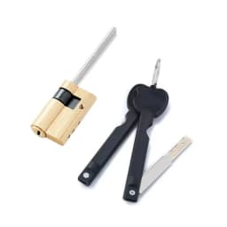 Brass Lock Cylinder for Automatic Smart Door Lock, With Tail, C-Class Core, Anti-Theft Door Emergency Fingerprint Lock Core