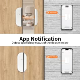 Meian Zigbee Door and Windows Sensor Tuya Wifi Door Open/Close Detector Smart Home Automation Wireless Magnetic Door Sensor