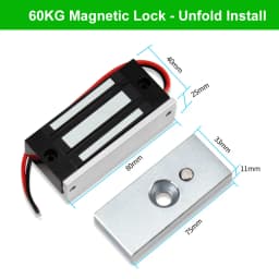 DC12V Electromagnetic Lock 180KG/350lbs Electric Magnetic Lock Waterproof Electronic Door Locks 60KG 280KG/600lbs Holding Force