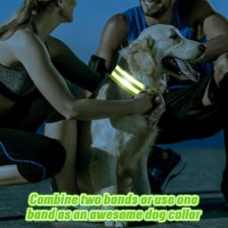 4Pcs Reflective Bands Elastic Bracelet Armband Wristband Straps Safety Reflector Tape for Night Cycling Running Adults