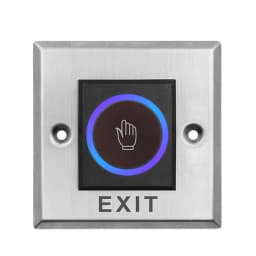 DC12V Access Button Door Exit Push Switch No Touch Release Gate Opener Door Access Control System Entry Open Touch