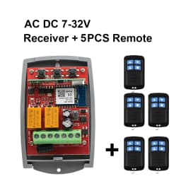 433MHz Universal Tuya Smart wifi Garage Door Opener 2CH 12V 24V 220V Wireless Remote Control Switch Receiver Gate Tansmitter 433
