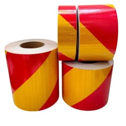 5cm/10cm/15cm/20cm*5m Twill Reflective Waterproof Tape Yellow-Red Left Or Right Self-adhesive Reflectors Conspicuity Car Sticker