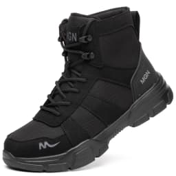Steel Toe Shoes for Men Women Lightweight Anti-smash Steel Toe Sneakers Indestructible Work Boots Construction Safety Shoes