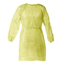 Unisex Disposable Protective Isolation Clothing Anti-spitting Waterproof Anti-oil Stain Nursing Gown Anti-fog Nursing Suit 10pcs