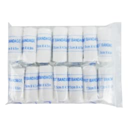 PBT Elastic Bandage First Aid Kit Gauze Roll Wound Dressing Medical Nursing Emergency Care Bandage 7cm*4.5M Medical Supplies