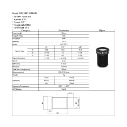 Witrue Action Camera Lens 5 Mega Pixel 25mm with 650nm IR Filter M12 1/2" For EKEN SJCAM Xiaomi Yi Gopro Hero Sport Cameras