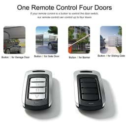 Garage Door Remote Control 433MHz 868MHz 287MHz-868MHz Duplicator Garage Door Opener Rolling Code Transmitter Gate Control 4 Key