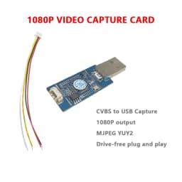1080P Video Capture Card CVBS To USB Capture AV CVBS Analog Signal S-VIDEO Signal To Digital USB,TYPE-C Motherboard Driver-free