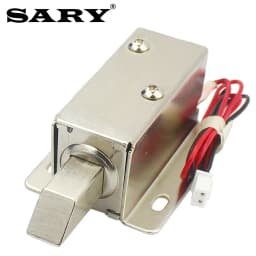 DC12V small electric control lock electromagnetic door lock electric bolt lock solenoid electric lock stroke 12mm electromagnet