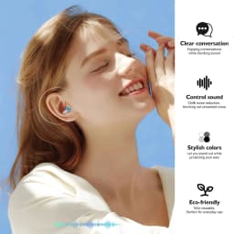 HUAK High Fidelity Concert Silicone Ear Plugs for Noise Cancelling Reusable Musicians Motorcycles Sleeping Work, Study, Swim