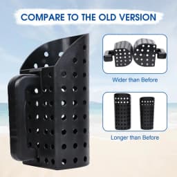 Metal Detector ABS Sand Scoop Shovel Set Steel Beach Digging Filter Underground Metal Treasure Detecting