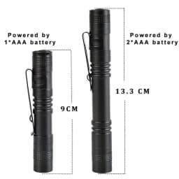 Small Mini LED Flashlight Handheld Pen Light Flashlight Tactical Pocket Torch PenLight with Clip Led Pen Flashlight