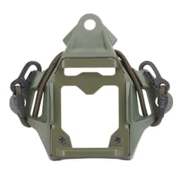 BOOIU Tactical Helmet Mount Adapter Night Vision Aluminum Alloy with Hook Rope NVG Helmet Bracket Accessories for FAST Helmet