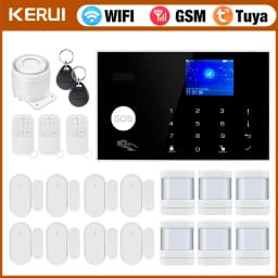KERUI G30 Alarm System for Home WIFI GSM Security Alarm Panel with Temperature and Humidity Display Work Alexa Tuya Smart App